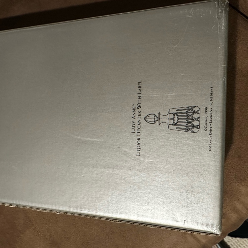 Gorham Clear Crystal Decanter - Picture 6 of 7